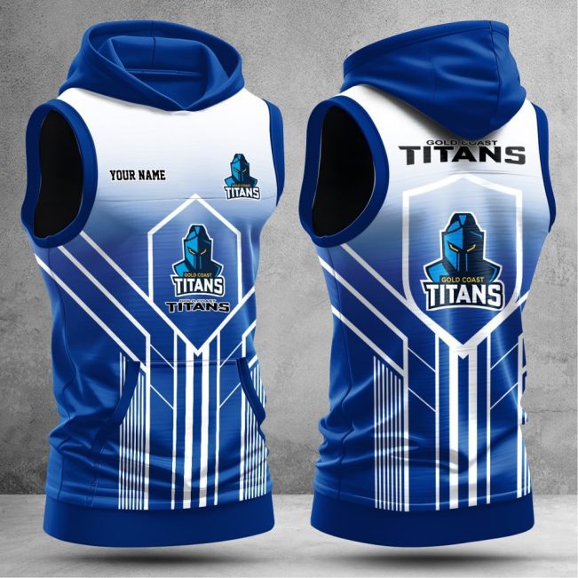 Gold Coast Titans Hooded Tank Top Gift For Fans