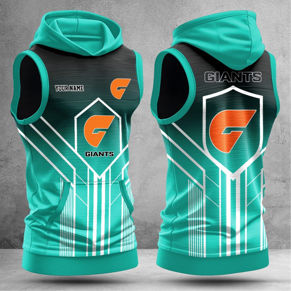GWS Giants Hooded Tank Top Gift For Fans GWS Giants Hooded Tank Top Gift For Fans