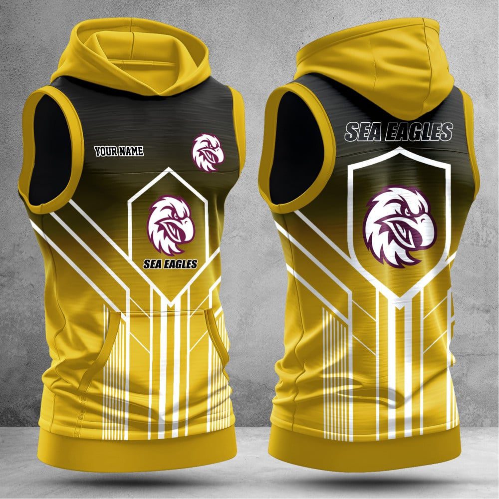 Manly Warringah Sea Eagles Hooded Tank Top Gift For Fans Manly Warringah Sea Eagles Hooded Tank Top Gift For Fans