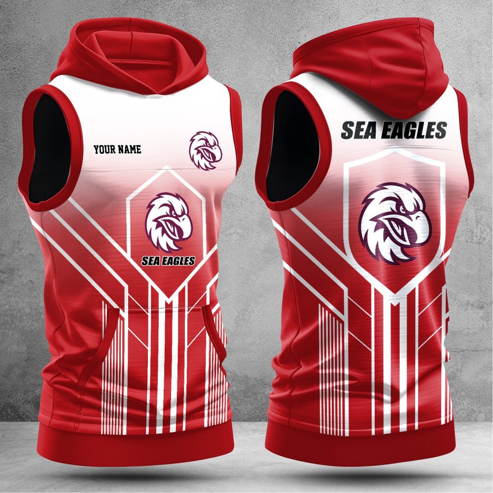 Manly Warringah Sea Eagles Hooded Tank Top Gift For Fans Manly Warringah Sea Eagles Hooded Tank Top Gift For Fans