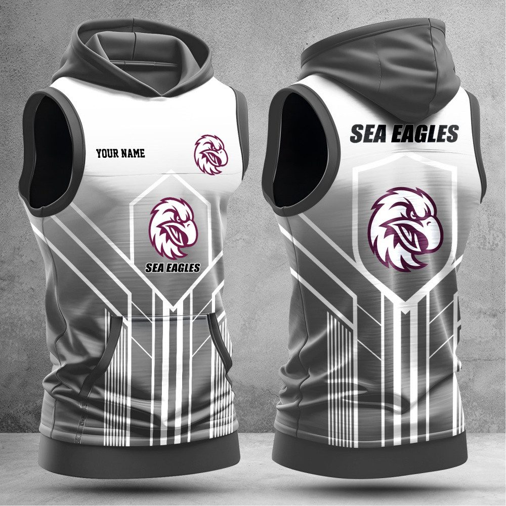 Manly Warringah Sea Eagles Hooded Tank Top Gift For Fans Manly Warringah Sea Eagles Hooded Tank Top Gift For Fans