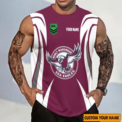 Manly Warringah Sea Eagles Personalized Tank Top Gift For Fans