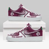 Manly Warringah Sea Eagles Sports Air Force 1 Sneakers Shoes For Men And Women