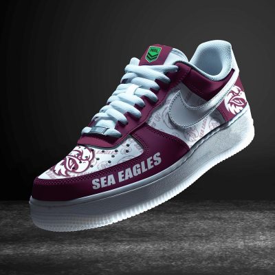 Manly Warringah Sea Eagles Sports Air Force 1 Sneakers Shoes For Men And Women