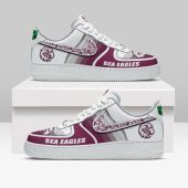 Manly Warringah Sea Eagles Sports Air Force 1 Sneakers Shoes For Men And Women