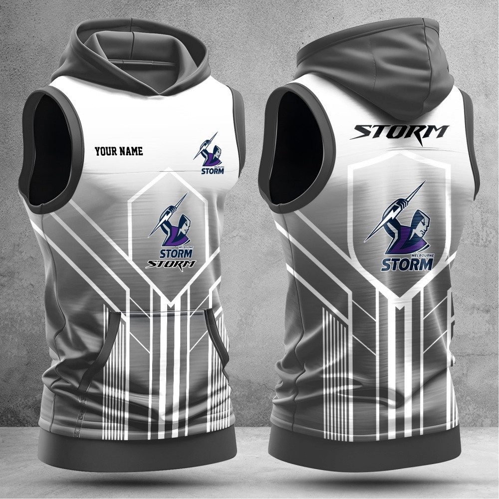 Melbourne Storm Hooded Tank Top Gift For Fans Melbourne Storm Hooded Tank Top Gift For Fans