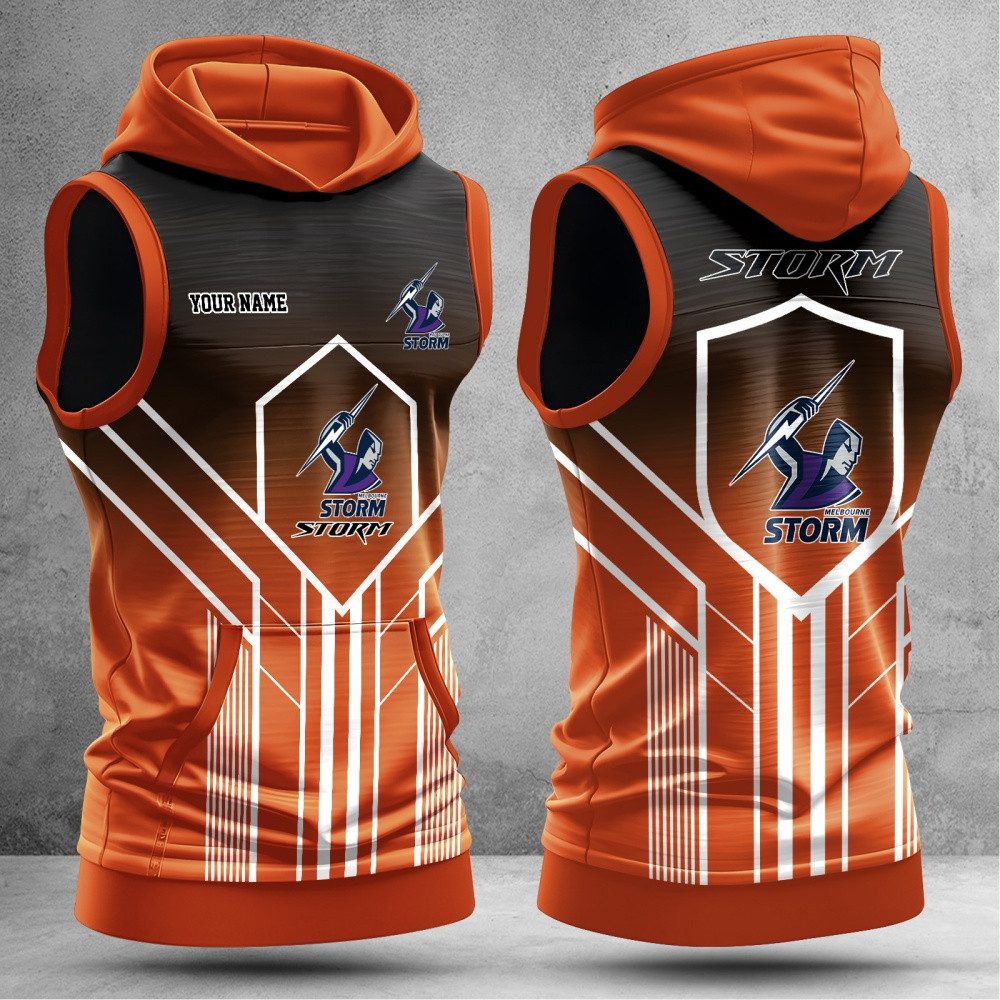 Melbourne Storm Hooded Tank Top Gift For Fans Melbourne Storm Hooded Tank Top Gift For Fans