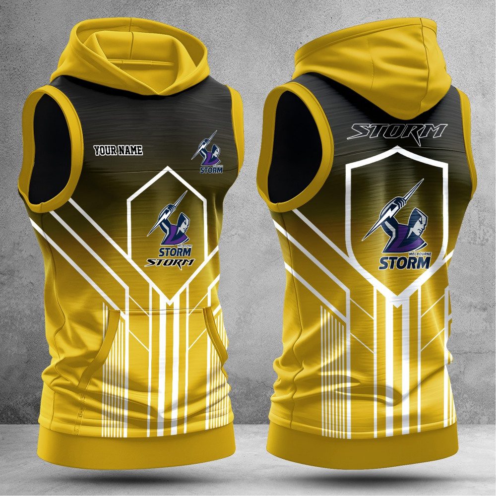 Melbourne Storm Hooded Tank Top Gift For Fans Melbourne Storm Hooded Tank Top Gift For Fans