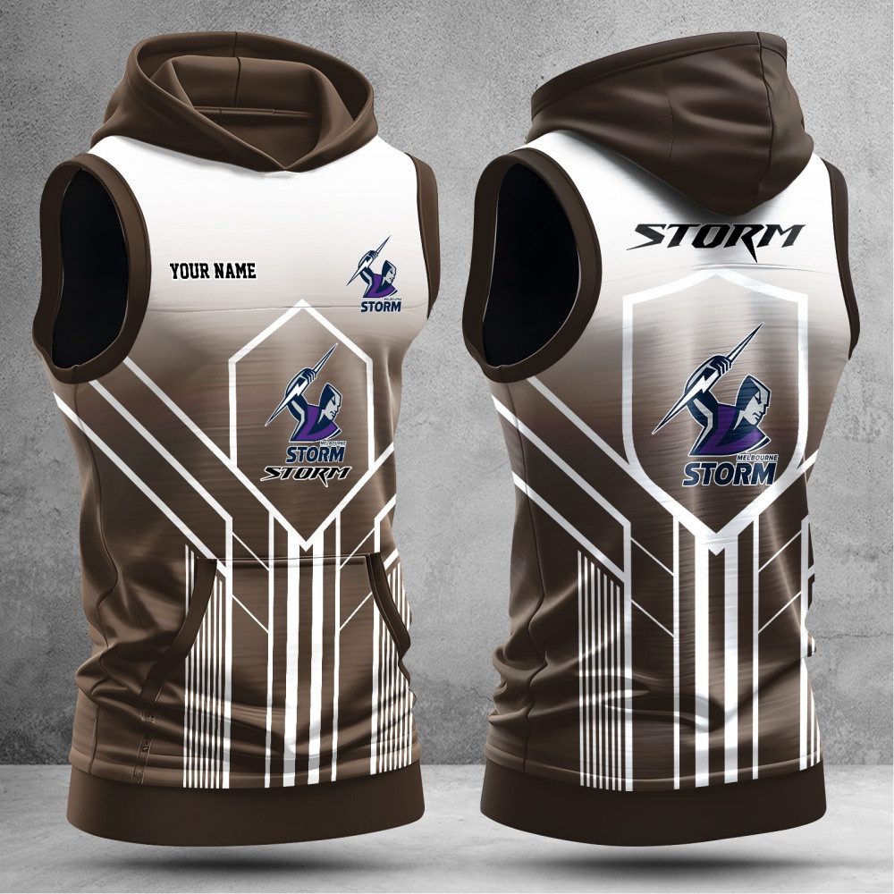 Melbourne Storm Hooded Tank Top Gift For Fans Melbourne Storm Hooded Tank Top Gift For Fans