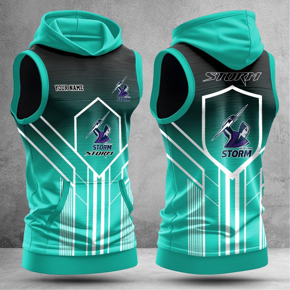 Melbourne Storm Hooded Tank Top Gift For Fans Melbourne Storm Hooded Tank Top Gift For Fans