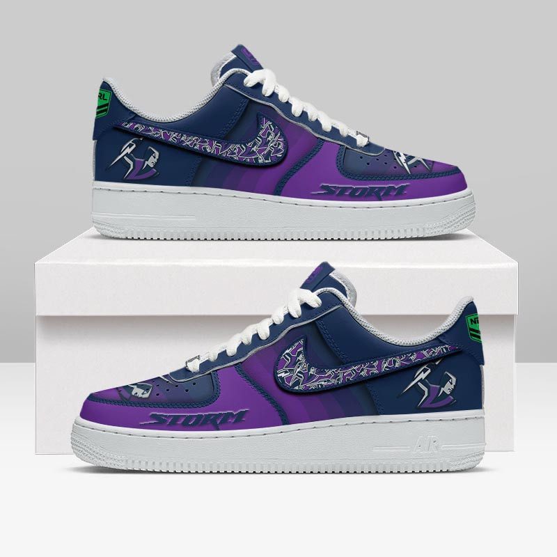 Melbourne Storm Sports Air Force 1 Sneakers Shoes For Men And Women Melbourne Storm Sports Air Force 1 Sneakers Shoes For Men And Women
