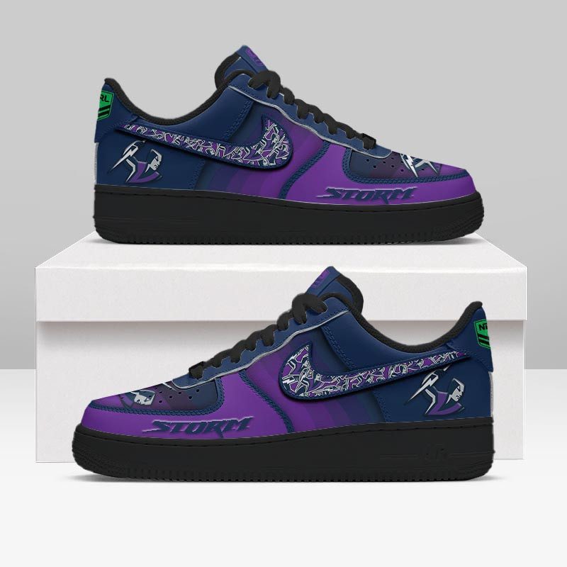 Melbourne Storm Sports Air Force 1 Sneakers Shoes For Men And Women Melbourne Storm Sports Air Force 1 Sneakers Shoes For Men And Women