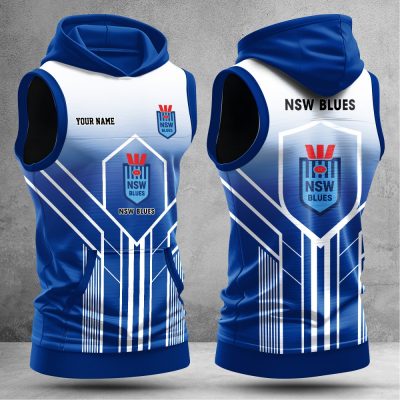 New South Wales Blues Hooded Tank Top Gift For Fans New South Wales Blues Hooded Tank Top Gift For Fans