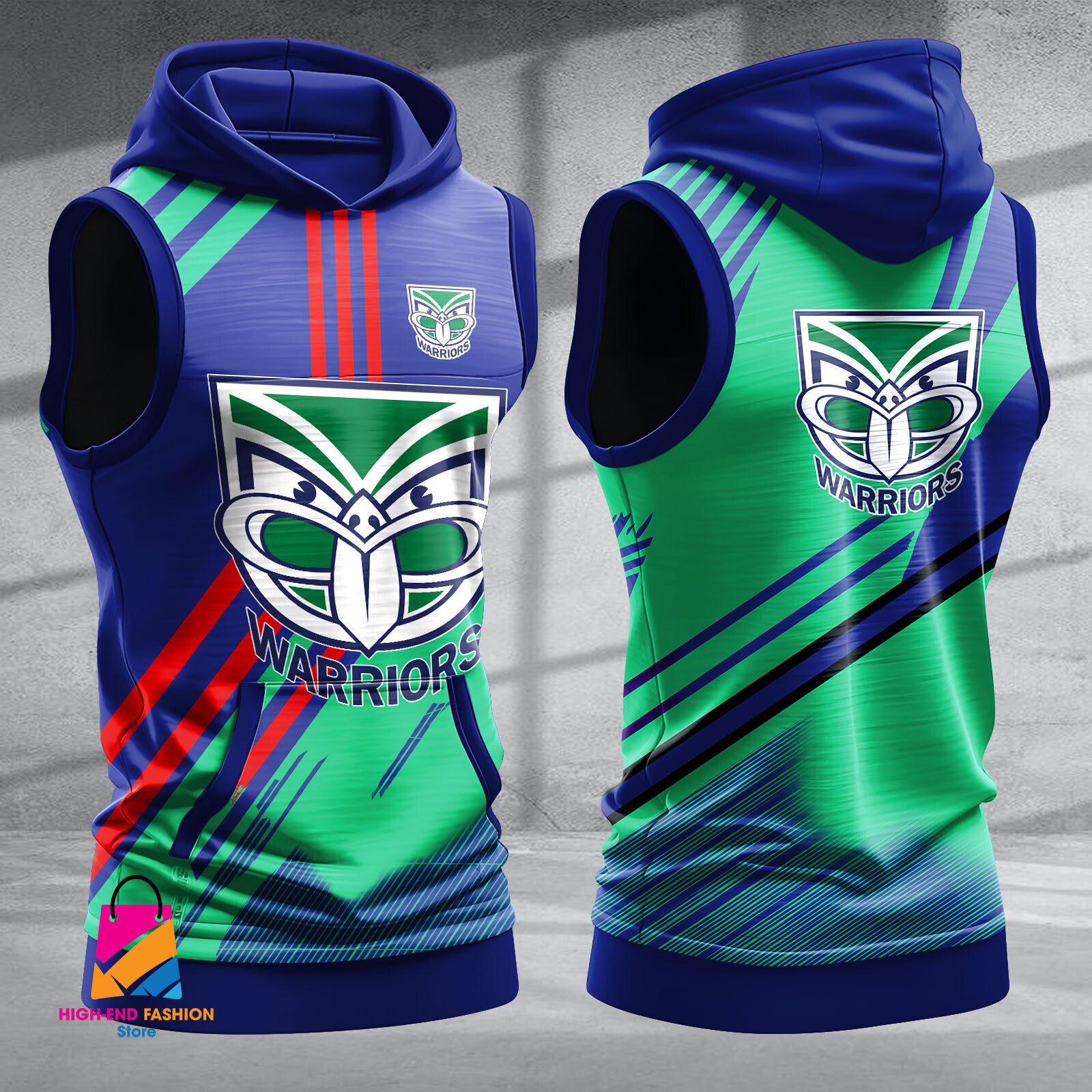 New Zealand Warriors Hooded Tank Top Gift For Fans New Zealand Warriors Hooded Tank Top Gift For Fans