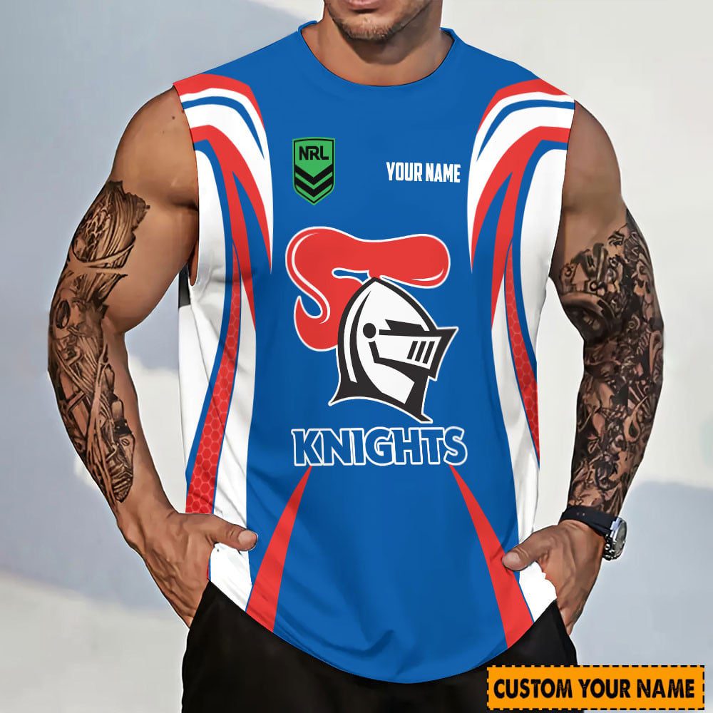 Newcastle Knights Personalized Tank Top Gift For Fans Newcastle Knights Personalized Tank Top Gift For Fans