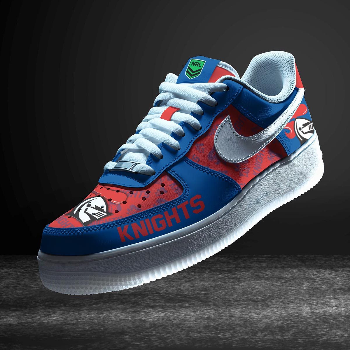 Newcastle Knights Sports Air Force 1 Sneakers Shoes For Men And Women Newcastle Knights Sports Air Force 1 Sneakers Shoes For Men And Women