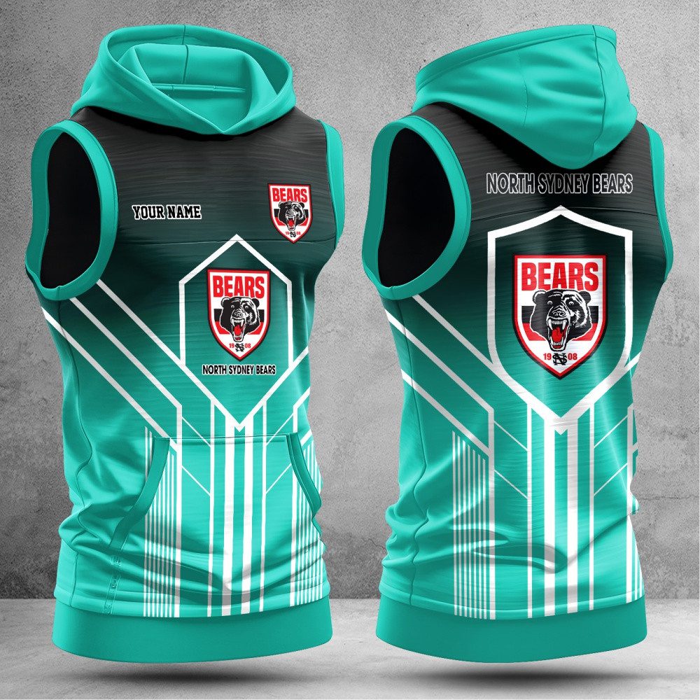 North Sydney Bears Hooded Tank Top Gift For Fans North Sydney Bears Hooded Tank Top Gift For Fans