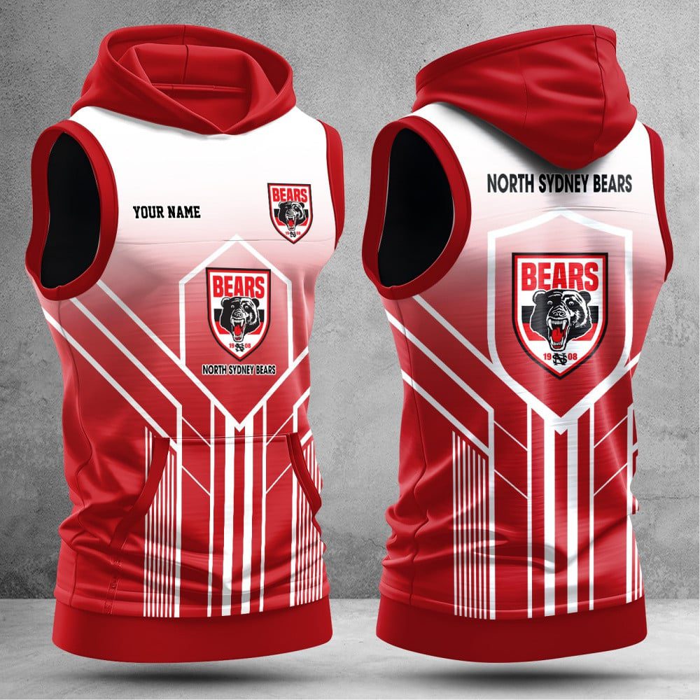 North Sydney Bears Hooded Tank Top Gift For Fans North Sydney Bears Hooded Tank Top Gift For Fans