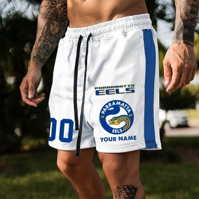 Parramatta Eels Custom Name And Number Short Pants Gift For Fans