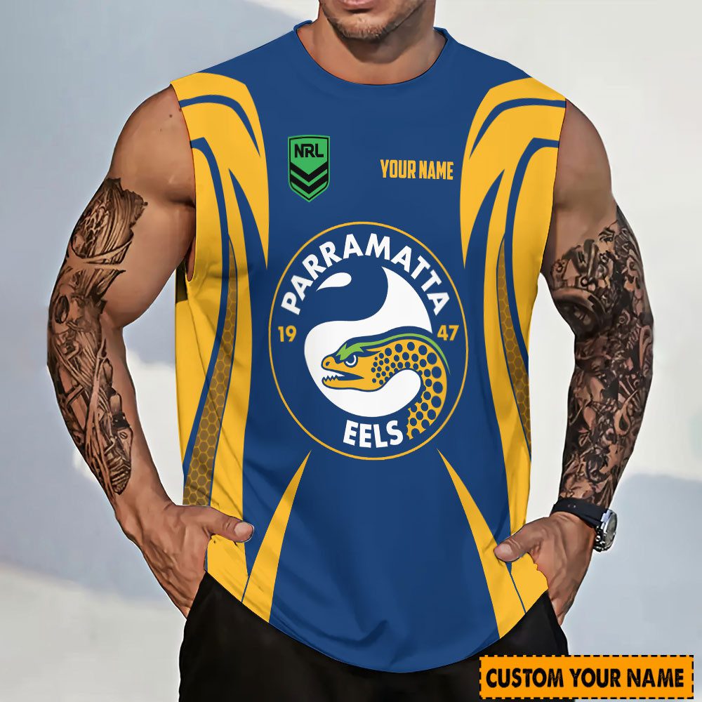 Parramatta Eels Personalized Tank Top Gift For Fans Parramatta Eels Personalized Tank Top Gift For Fans