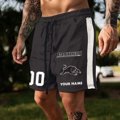 Penrith Panthers Custom Name And Number Short Pants Gift For Fans