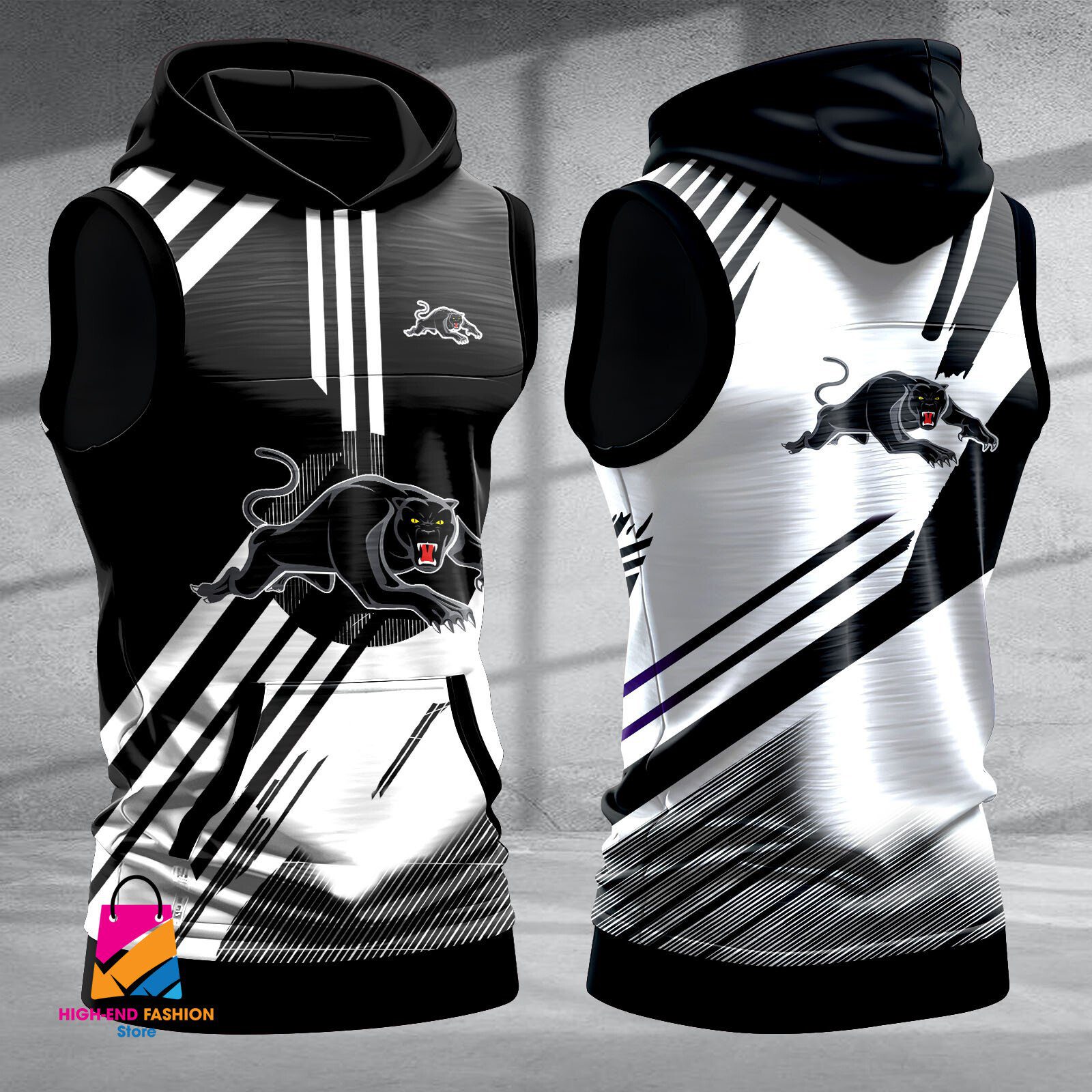 Penrith Panthers Hooded Tank Top Gift For Fans Penrith Panthers Hooded Tank Top Gift For Fans