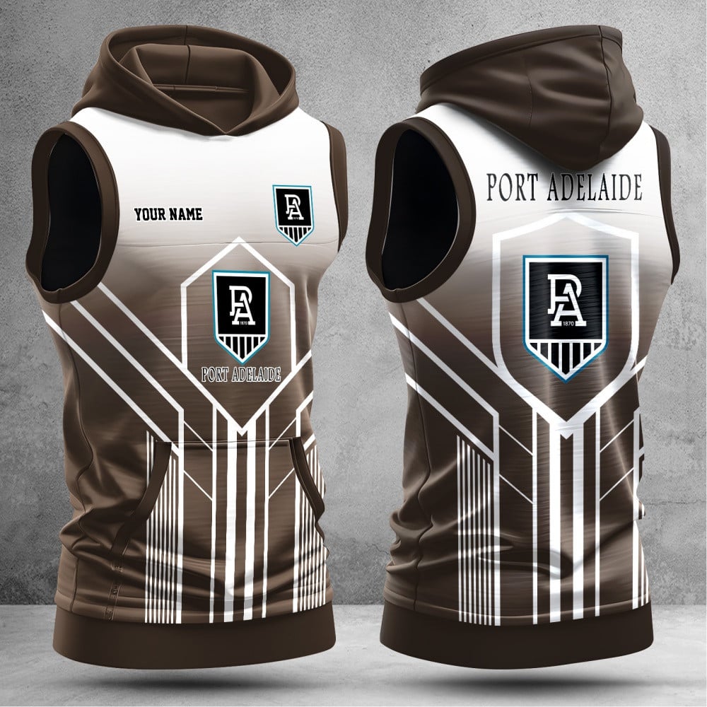 Port Adelaide Power Hooded Tank Top Gift For Fans Port Adelaide Power Hooded Tank Top Gift For Fans