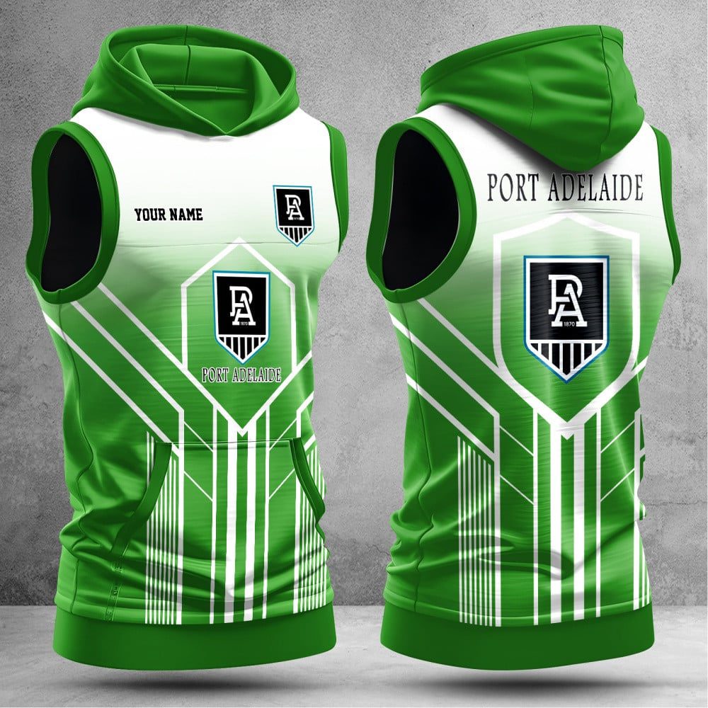 Port Adelaide Power Hooded Tank Top Gift For Fans Port Adelaide Power Hooded Tank Top Gift For Fans
