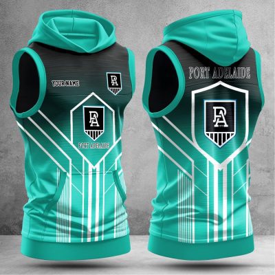 Port Adelaide Power Hooded Tank Top Gift For Fans Port Adelaide Power Hooded Tank Top Gift For Fans