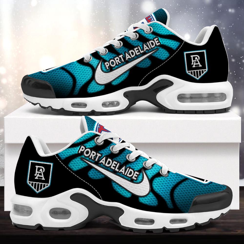 Port Adelaide Power Sports Air Max Plus Sneakers For Men And Women Port Adelaide Power Sports Air Max Plus Sneakers For Men And Women