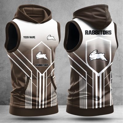South Sydney Rabbitohs Hooded Tank Top Gift For Fans South Sydney Rabbitohs Hooded Tank Top Gift For Fans