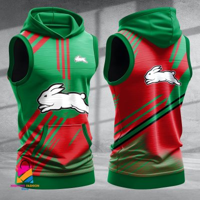 South Sydney Rabbitohs Hooded Tank Top Gift For Fans South Sydney Rabbitohs Hooded Tank Top Gift For Fans