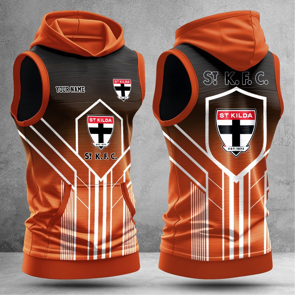 St Kilda Hooded Tank Top Gift For Fans St Kilda Hooded Tank Top Gift For Fans