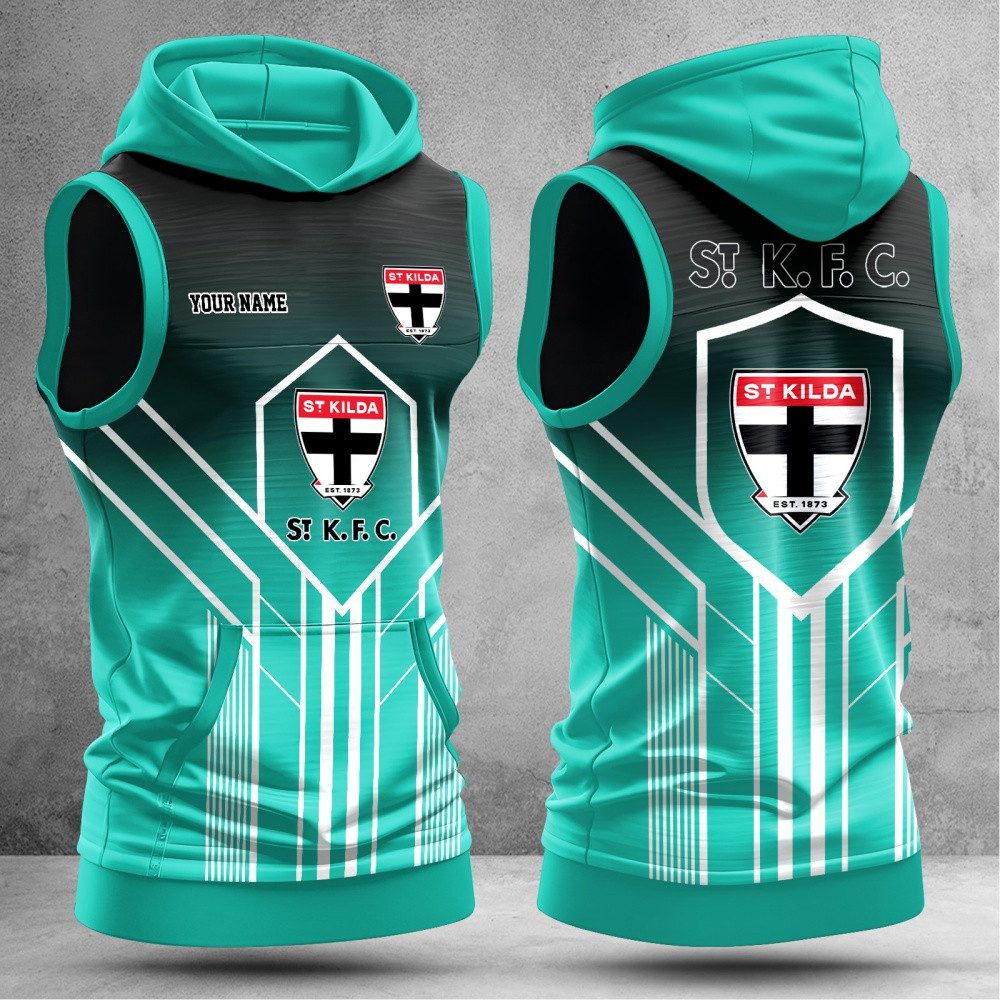 St Kilda Hooded Tank Top Gift For Fans St Kilda Hooded Tank Top Gift For Fans