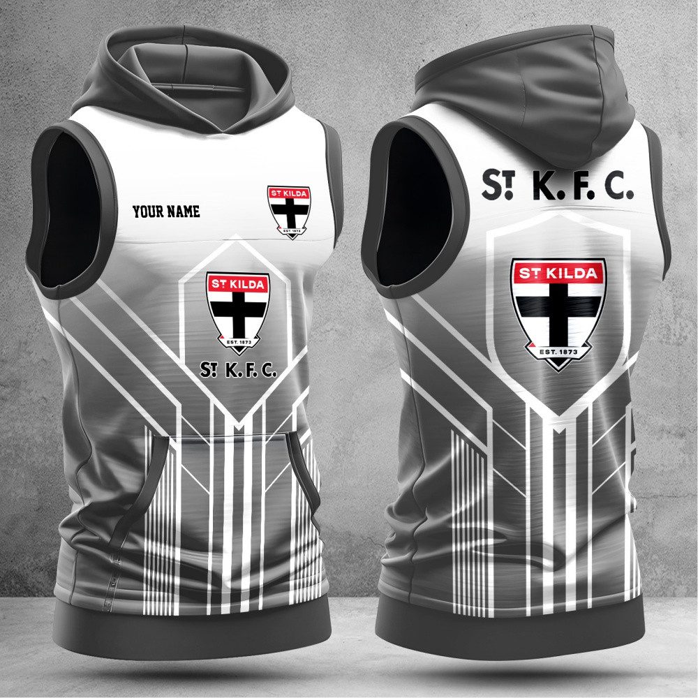 St Kilda Hooded Tank Top Gift For Fans St Kilda Hooded Tank Top Gift For Fans