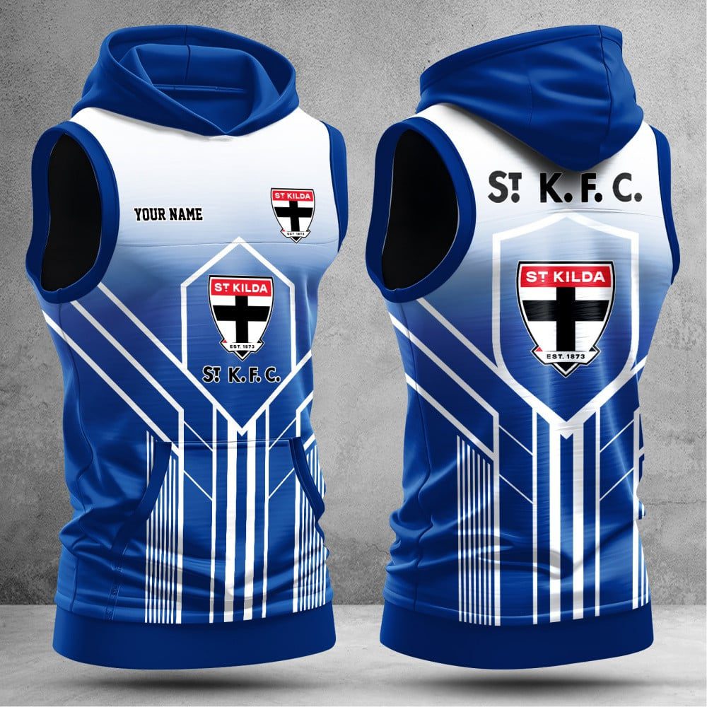 St Kilda Hooded Tank Top Gift For Fans St Kilda Hooded Tank Top Gift For Fans