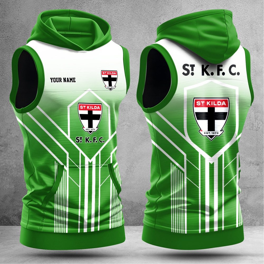 St Kilda Hooded Tank Top Gift For Fans St Kilda Hooded Tank Top Gift For Fans