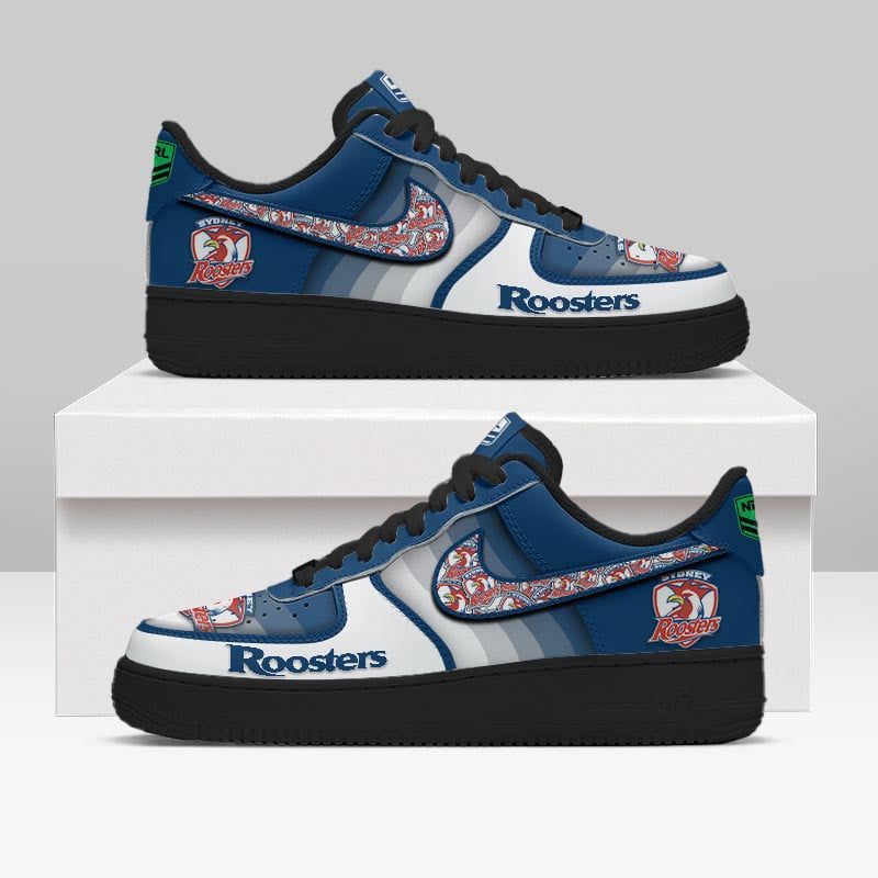 Sydney Roosters Sports Air Force 1 Sneakers Shoes For Men And Women Sydney Roosters Sports Air Force 1 Sneakers Shoes For Men And Women