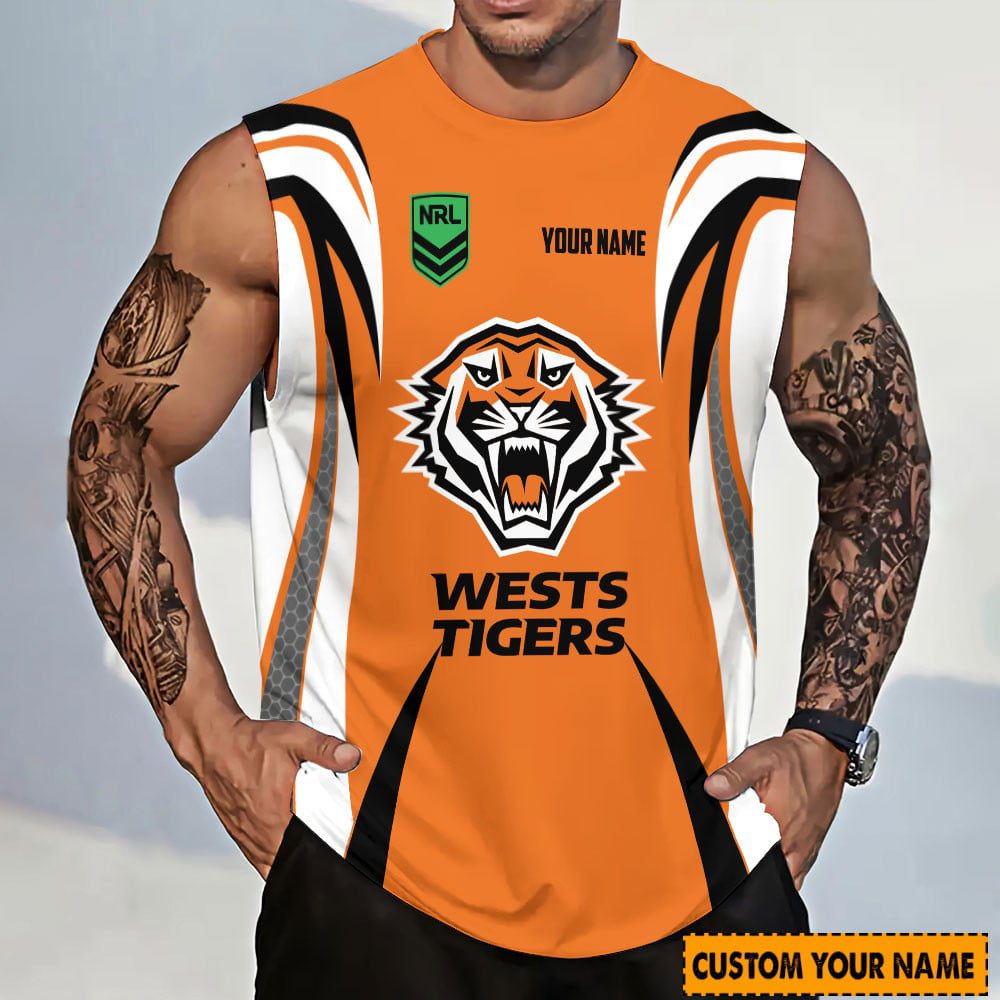 Wests Tigers Personalized Tank Top Gift For Fans Wests Tigers Personalized Tank Top Gift For Fans