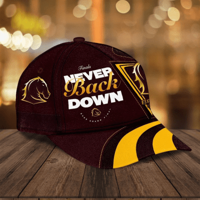 Brisbane Broncos classic cap Never Back Down Premiers 2025