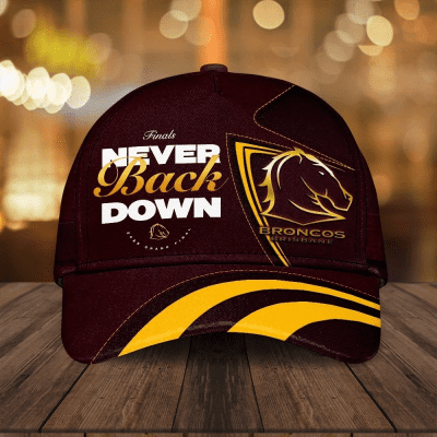 Brisbane Broncos classic cap Never Back Down Premiers 2025