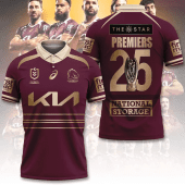Brisbane Broncos 2025 Premiership limited edition POLO