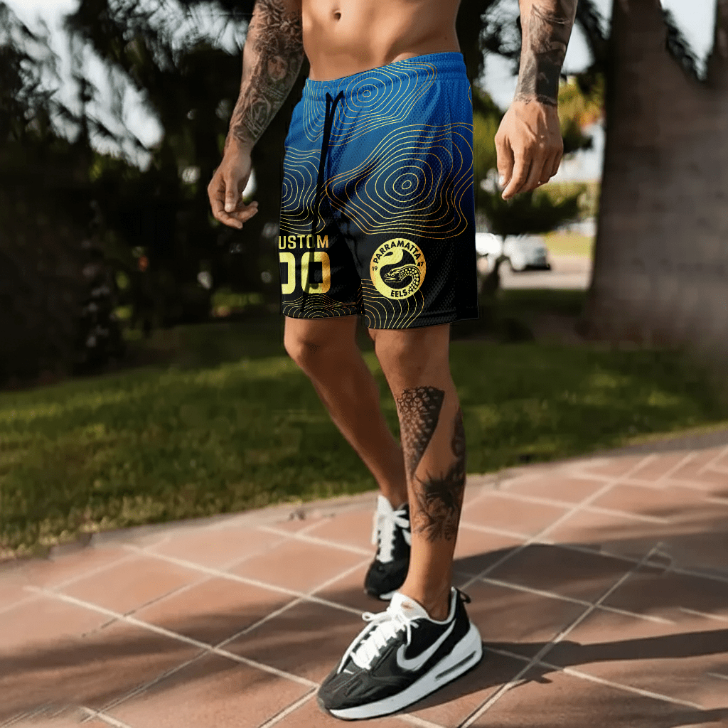 Parramatta Eels Personalized Short Pants Gift For Fans Parramatta Eels Personalized Short Pants Gift For Fans
