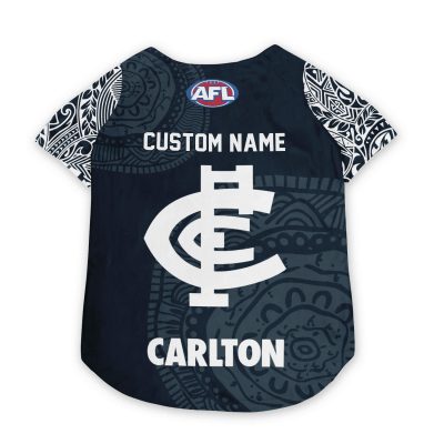 Carlton Blues Personalized Pet Baseball Jersey Gift For Fans