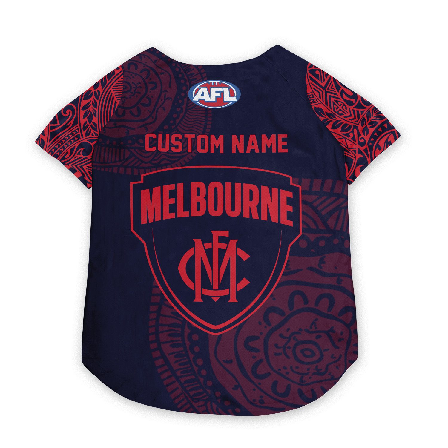 Melbourne Demons Personalized Pet Baseball Jersey Gift For Fans Melbourne Demons Personalized Pet Baseball Jersey Gift For Fans