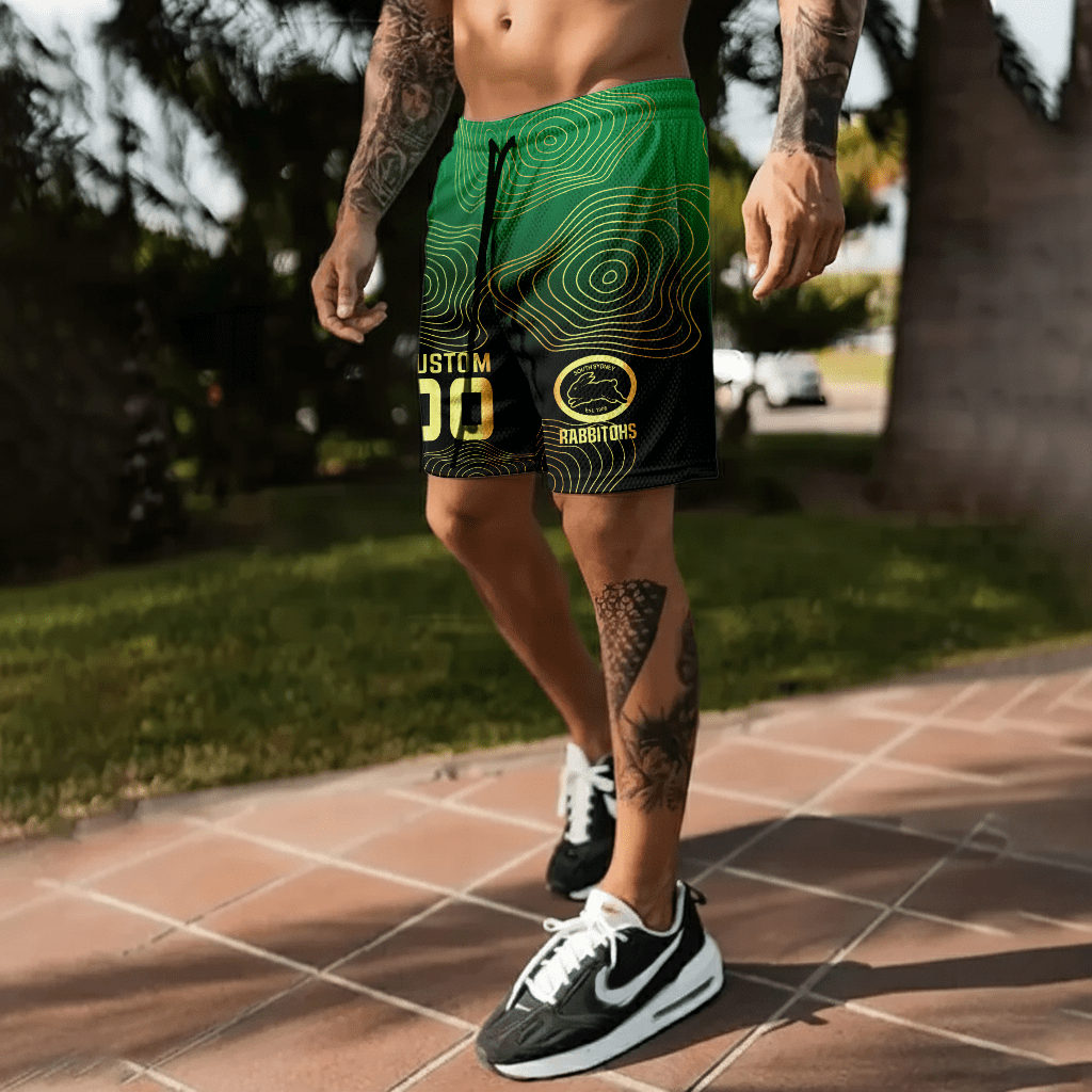 South Sydney Rabbitohs Personalized Short Pants Gift For Fans South Sydney Rabbitohs Personalized Short Pants Gift For Fans
