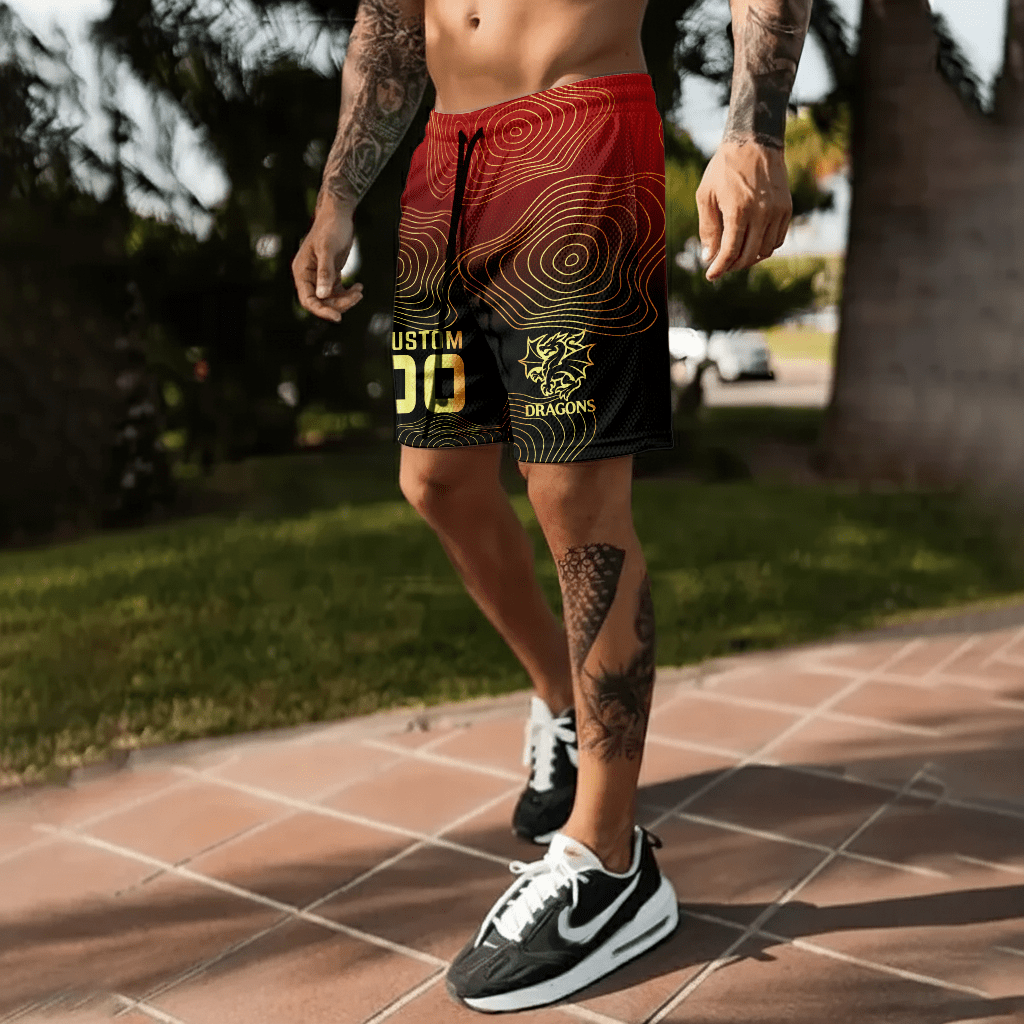 St. George Illawarra Dragons Personalized Short Pants Gift For Fans St. George Illawarra Dragons Personalized Short Pants Gift For Fans