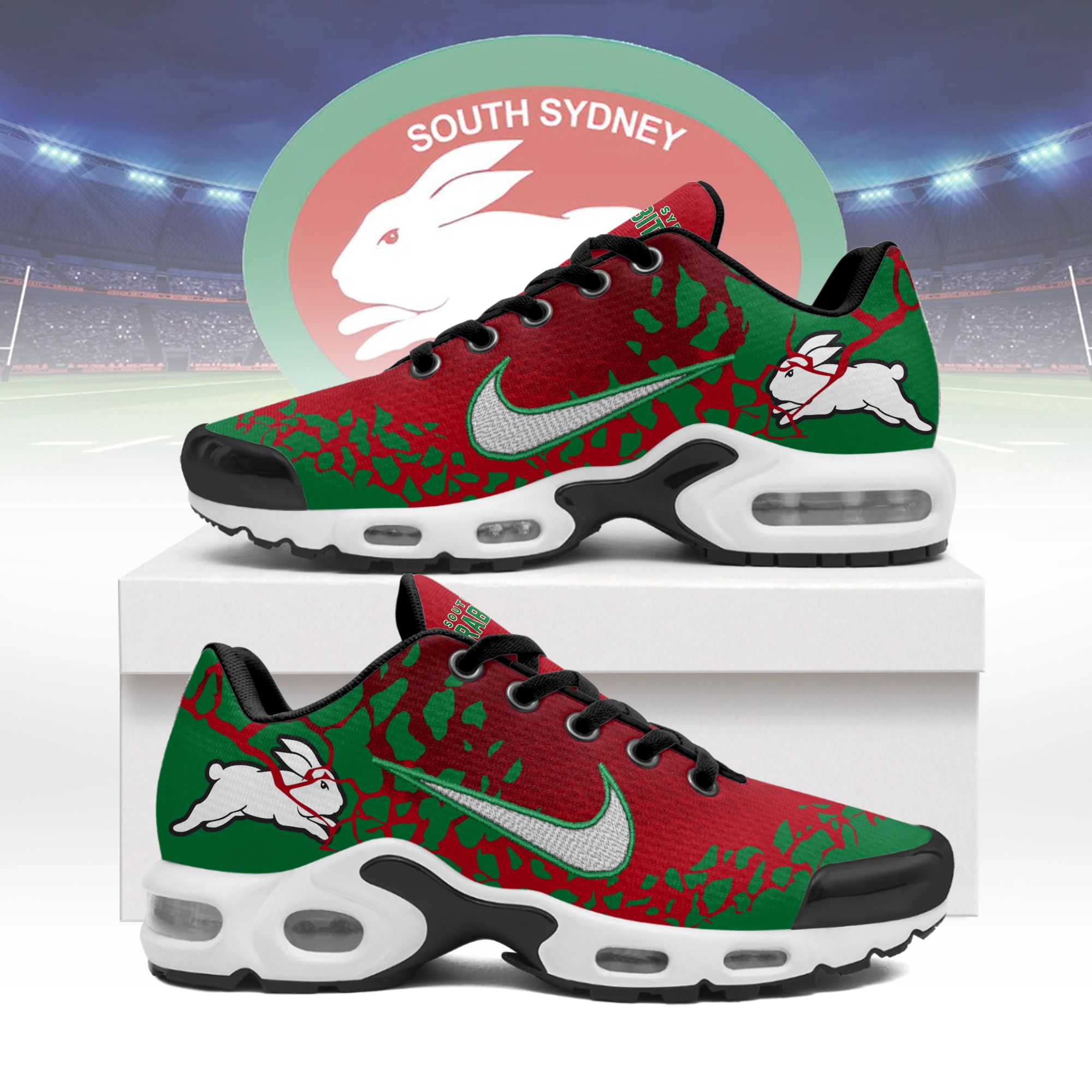 South Sydney Rabbitohs Sports Air Max Plus Sneakers For Men And Women South Sydney Rabbitohs Sports Air Max Plus Sneakers For Men And Women