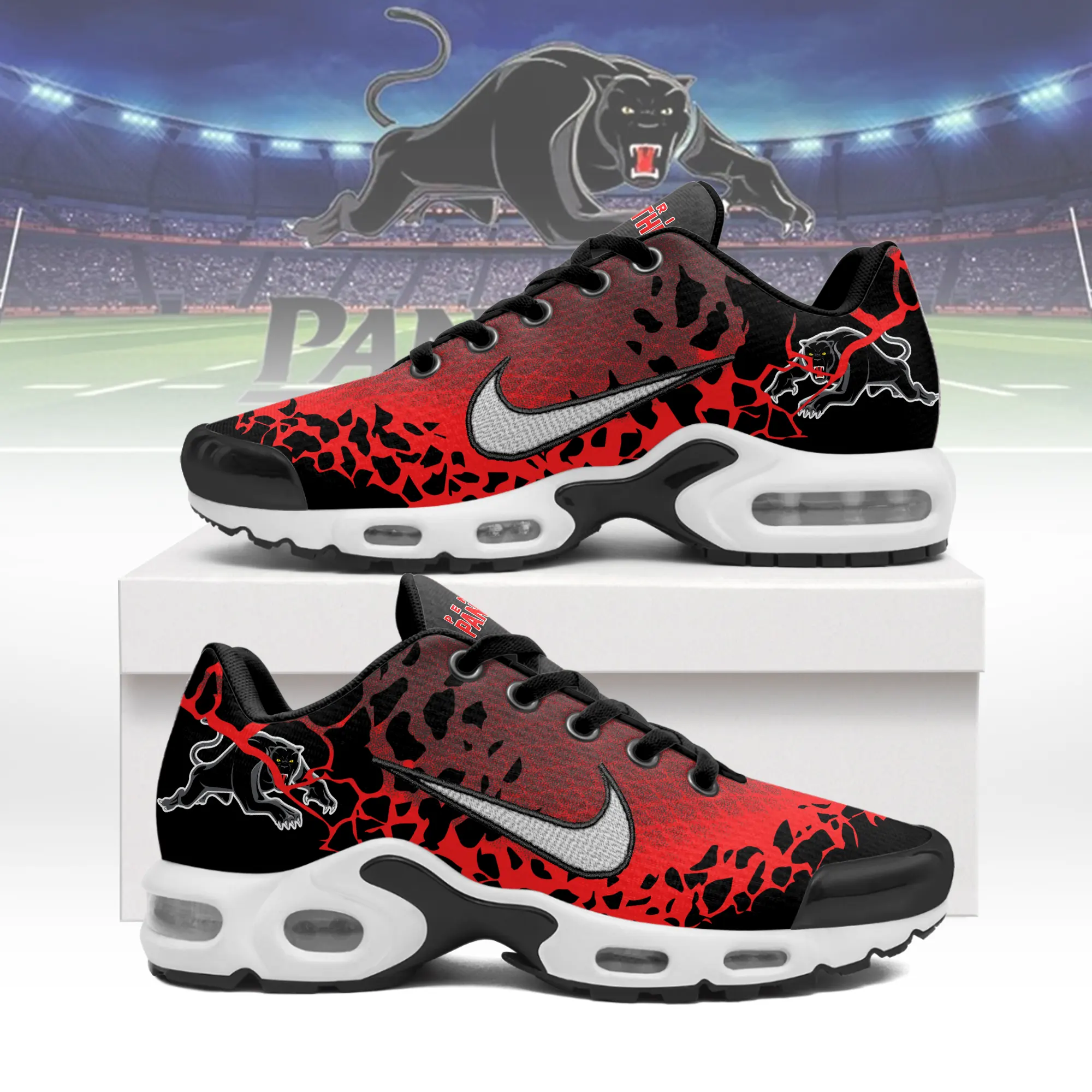 Penrith Panthers Sports Air Max Plus Sneakers For Men And Women Penrith Panthers Sports Air Max Plus Sneakers For Men And Women