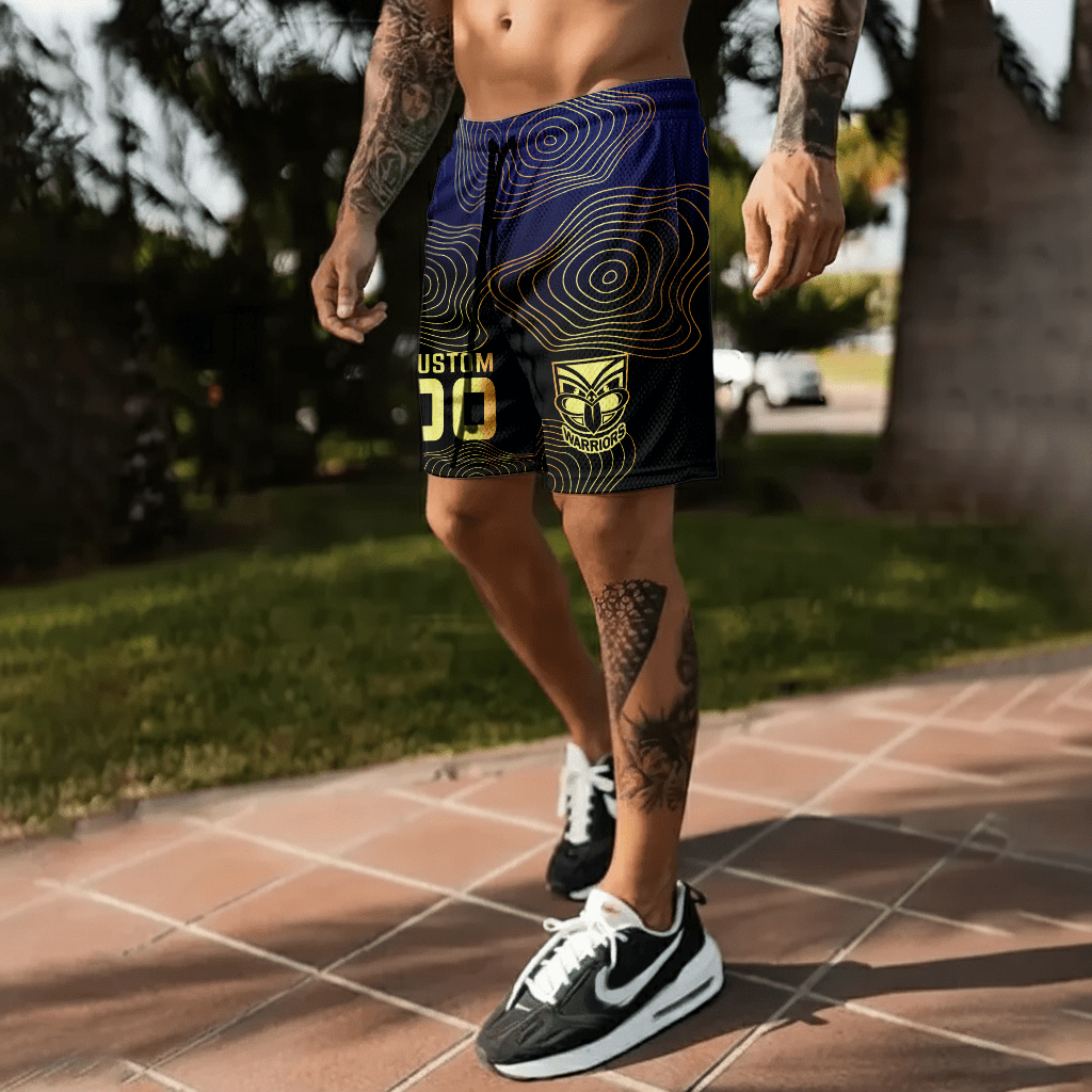 New Zealand Warriors Personalized Short Pants Gift For Fans New Zealand Warriors Personalized Short Pants Gift For Fans